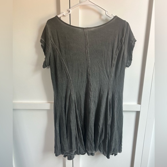POL Gray Tunic Length Tee - Picture 3 of 3